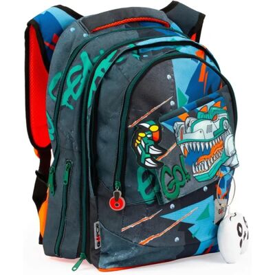 Giochi Preziosi Wielokolorowy Rozszerzalny T-Rex Plecak Giochi Preziosi Wielokolorowy Rozszerzalny T-Rex Plecak