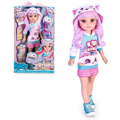 Famosa Nancy Catwaii - Muñeca, 42 cm, Estilo Creativo Famosa Nancy Catwaii - Muñeca, 42 cm, Estilo Creativo