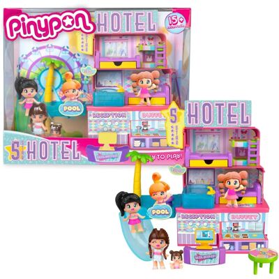 Famosa Italia S.P.A. Pinypon Hotel 5 Estrellas Con 2 Personajes Famosa Italia S.P.A. Pinypon Hotel 5 Estrellas Con 2 Personajes