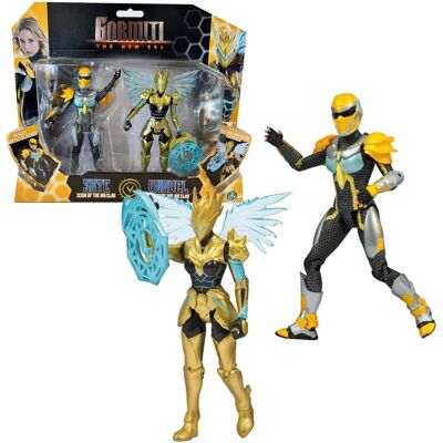 GORMITI - Pack de 2 Figurines Articulées 15cm - Scion & Air - Publicité GORMITI - Pack de 2 Figurines Articulées 15cm - Scion & Air - Publicité