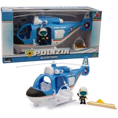 Giochi Preziosi Polisen - Deluxe Polishelicopter med Figur Giochi Preziosi Polisen - Deluxe Polishelicopter med Figur