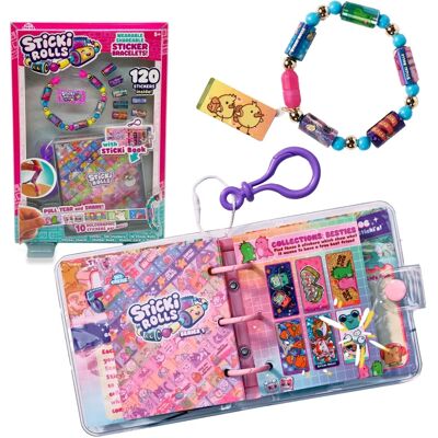 FAMOSA Super Ensemble de Bracelets Sticki Rolls avec Autocollants - Publicité FAMOSA Super Ensemble de Bracelets Sticki Rolls avec Autocollants - Publicité