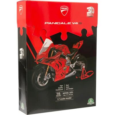 Ducati Panigale V4R 3D Puzzle - 115 Pieces - Scale 1:7 Ducati Panigale V4R 3D Puzzle - 115 Pieces - Scale 1:7