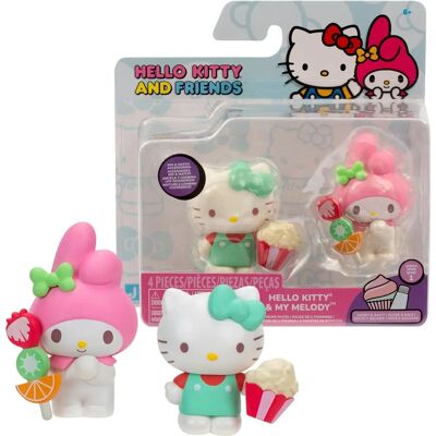 Zestaw figurek Hello Kitty - 2 Losowe Postacie - 5 cm Zestaw figurek Hello Kitty - 2 Losowe Postacie - 5 cm