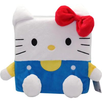 Hello Kitty Salopette Bleue Empilable Peluche - Jouet en Peluche Hello Kitty Salopette Bleue Empilable Peluche - Jouet en Peluche