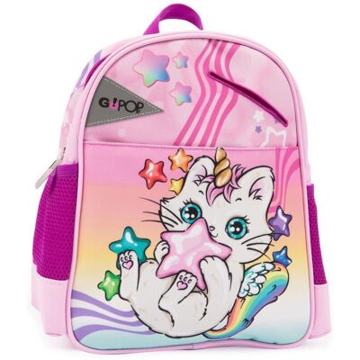 Zaino scolastico in poliestere rosa GoPOP - Zaino Zaino scolastico in poliestere rosa GoPOP - Zaino