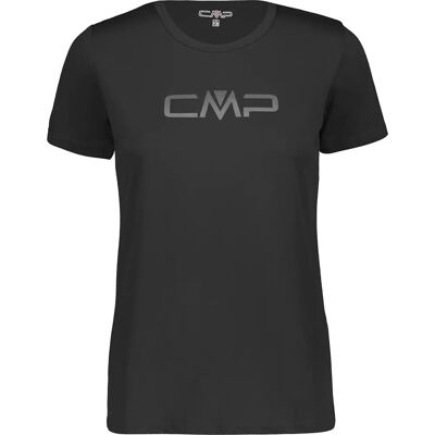 CMP Woman Co T-Shirt Mountain Short Sleeve Black CMP Woman Co T-Shirt Mountain Short Sleeve Black