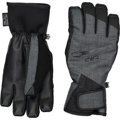 Guantes de Esquí Transpirables e Impermeables CMP - Gris/Negro - Talla 11 Guantes de Esquí Transpirables e Impermeables CMP - Gris/Negro - Talla 11