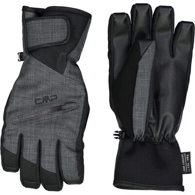 Guantes para Hombre CMP a prueba de agua y transpirables - NERO MEL - Guantes de Esquí II Guantes para Hombre CMP a prueba de agua y transpirables - NERO MEL - Guantes de Esquí II
