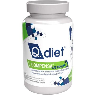 Q VET Srl Q Diet Compensa Ultra 250 G - Integratore per animali Q VET Srl Q Diet Compensa Ultra 250 G - Integratore per animali