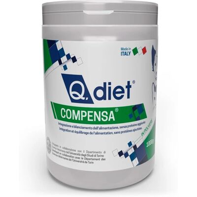 Amicafarmacia Q Diet Compensa Polvere Minerale per Cani e Gatti - Integratore Vitaminico-Minerale Amicafarmacia Q Diet Compensa Polvere Minerale per Cani e Gatti - Integratore Vitaminico-Minerale