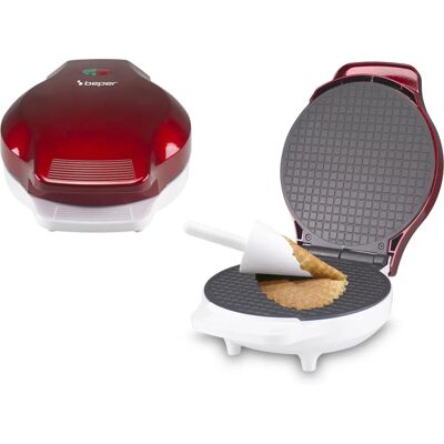 Beper P101CUD002 - Rojo - Sandwichera para gofres Beper P101CUD002 - Rojo - Sandwichera para gofres
