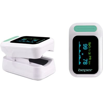 Beper P303MED050 Saturimetro - Monitora ossigeno nel sangue e battito cardiaco Beper P303MED050 Saturimetro - Monitora ossigeno nel sangue e battito cardiaco