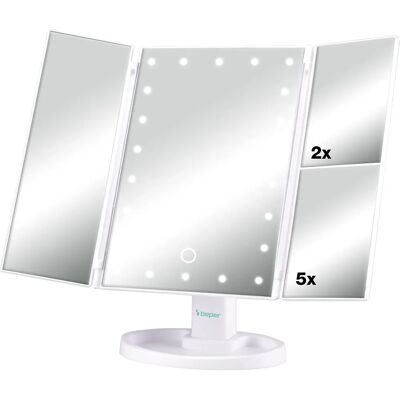 BEPER P302VIS050 Kompakt Kosmetikspiegel mit LED BEPER P302VIS050 Kompakt Kosmetikspiegel mit LED