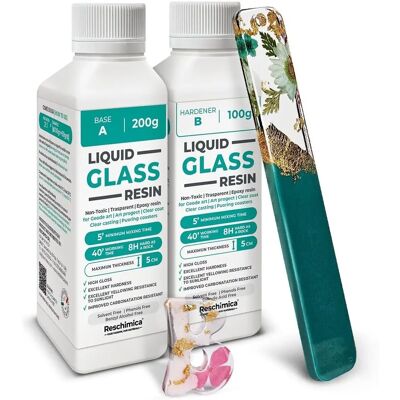 RESCHIMICA - Resina Epoxi Transparente 1:1 - Cristal clair - Pour bois - Epoxy resin - Publicité RESCHIMICA - Resina Epoxi Transparente 1:1 - Cristal clair - Pour bois - Epoxy resin - Publicité