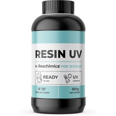 RESCHIMICA - Resina uv transparente monocomponente - 100 g - Resin - Publicité RESCHIMICA - Resina uv transparente monocomponente - 100 g - Resin - Publicité
