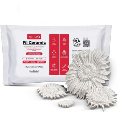 RESCHIMICA Gypse blanc marbre pour bricolage - bricolage RESCHIMICA Gypse blanc marbre pour bricolage - bricolage