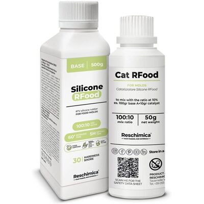 RESCHIMICA - R Food - 500 g - silicone alimentaire - Publicité RESCHIMICA - R Food - 500 g - silicone alimentaire - Publicité
