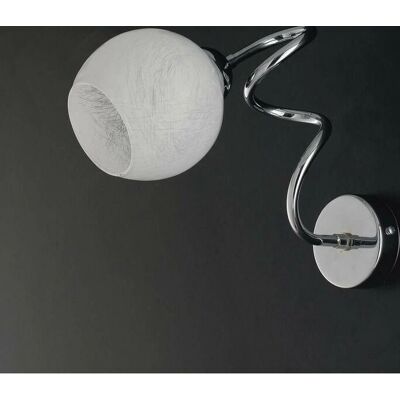 Iperbriko Cleo Bonetti Lámpara de pared cromada - Lámpara de pared Iperbriko Cleo Bonetti Lámpara de pared cromada - Lámpara de pared