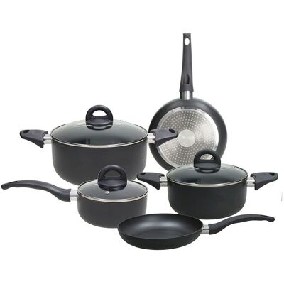Tognana Modell - Kupfer & Kohle 8-teilige Kochgeschirr-Set - Kochgeschirr-Set Tognana Modell - Kupfer & Kohle 8-teilige Kochgeschirr-Set - Kochgeschirr-Set