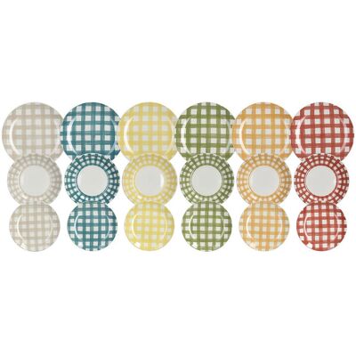 Service de vaisselle en porcelaine Tognana Caledonia 18 pièces - Multicolore Service de vaisselle en porcelaine Tognana Caledonia 18 pièces - Multicolore