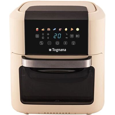 Tognana D2DFA07IRCH - Beige/Noir - Friteuse à air chaud Tognana D2DFA07IRCH - Beige/Noir - Friteuse à air chaud