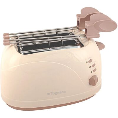 Tognana D2DTN03IRCH Srebrny Toaster - 2 Szelet, 750W, Elektronikus Vezérlés Tognana D2DTN03IRCH Srebrny Toaster - 2 Szelet, 750W, Elektronikus Vezérlés