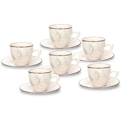 Tognana Porcellane LS185015667 Tasses café Beige 6 pcs Tognana Porcellane LS185015667 Tasses café Beige 6 pcs