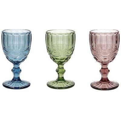 Ensemble de 3 verres en verre Tognana Porcellane - Multicolore Ensemble de 3 verres en verre Tognana Porcellane - Multicolore