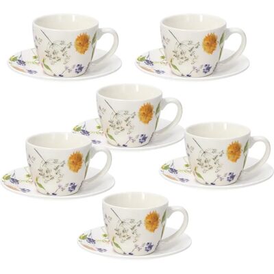 Tognana Set med 6 kaffekoppar med fatty Audrey Multicolor - Kaffekoppssätt Tognana Set med 6 kaffekoppar med fatty Audrey Multicolor - Kaffekoppssätt