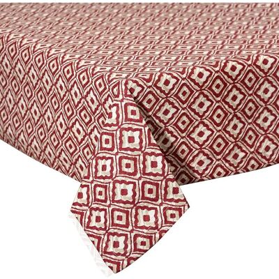 Nappe en coton Tognana - Rectangulaire 140x240 cm - Résistante & Décorative Nappe en coton Tognana - Rectangulaire 140x240 cm - Résistante & Décorative