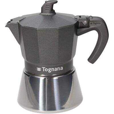 TOGNANA Ultra Class Induction Cafetière Moka - 3 Tasses - Cafetière Moka - Publicité TOGNANA Ultra Class Induction Cafetière Moka - 3 Tasses - Cafetière Moka - Publicité
