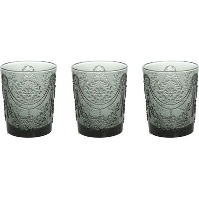 Tognana Set aus 6 grauen Wassergläser Tognana Set aus 6 grauen Wassergläser