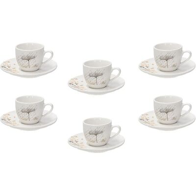 Tognana Porcellane MC085015787 Beigefarbene Kaffeetassenset Tognana Porcellane MC085015787 Beigefarbene Kaffeetassenset