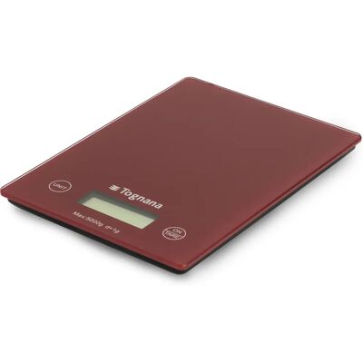 TOGNANA IRIDEA - Rosso - Bilancia da cucina TOGNANA IRIDEA - Rosso - Bilancia da cucina
