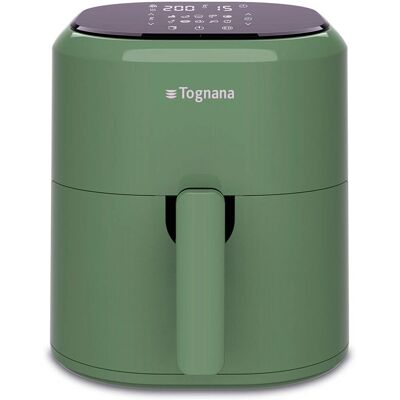 Tognana Porcellane D2DFA01IRVE - Levegős sütő - 4,5L, 1400W, Digitális, Zöld Tognana Porcellane D2DFA01IRVE - Levegős sütő - 4,5L, 1400W, Digitális, Zöld