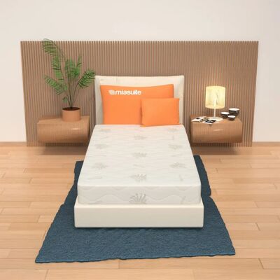 Colchón MiaSuite Baldo Memory Foam - 17cm, Aloe Vera, 9-Zona Colchón MiaSuite Baldo Memory Foam - 17cm, Aloe Vera, 9-Zona