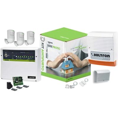 Hiltron - Kit Con Centrale Protec9 - Système d'alarme - Publicité Hiltron - Kit Con Centrale Protec9 - Système d'alarme - Publicité