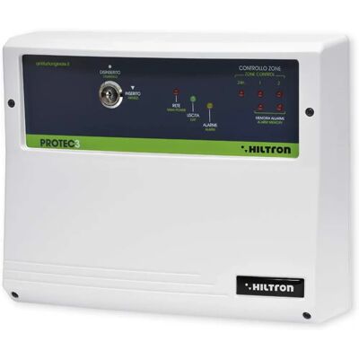 Panneau d'alarme Hiltron PROTEC3 - 2 zones, 24h, IP30 - Publicité Panneau d'alarme Hiltron PROTEC3 - 2 zones, 24h, IP30 - Publicité