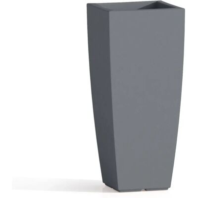 Tekcnoplast Agave Graue Quadratische Blumentopf - 33x33x70cm Tekcnoplast Agave Graue Quadratische Blumentopf - 33x33x70cm
