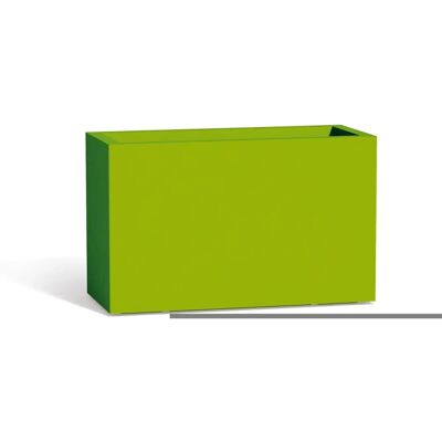 MONACIS Idralite - Maceta rectangular de resina verde - Planta MONACIS Idralite - Maceta rectangular de resina verde - Planta