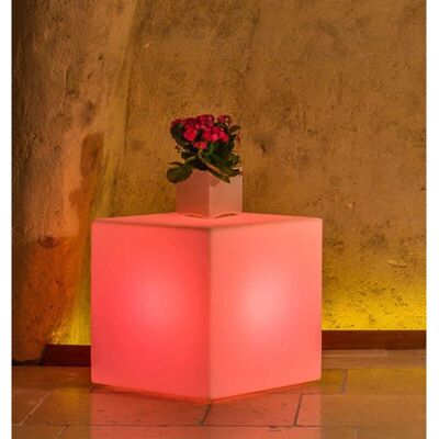 TEKCNOPLAST Cube Lampe 40x40cm Rouge - Lampe Extérieure - Publicité TEKCNOPLAST Cube Lampe 40x40cm Rouge - Lampe Extérieure - Publicité