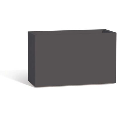 TEKCNOPLAST Macetero - Jardinera rectangular de resina 80x35cm - Diseño italiano TEKCNOPLAST Macetero - Jardinera rectangular de resina 80x35cm - Diseño italiano