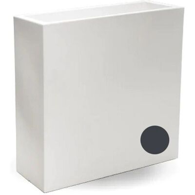 Tekcnoplast Blumenübertopf Rechteckiger Pflanzkübel - 90x30 cm, Grau Tekcnoplast Blumenübertopf Rechteckiger Pflanzkübel - 90x30 cm, Grau
