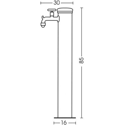 Fontana da Giardino Belfer con Doppio Rubinetto - Decorazione per Giardino o Piscina Fontana da Giardino Belfer con Doppio Rubinetto - Decorazione per Giardino o Piscina