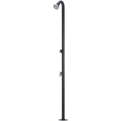 Doccia da Giardino Belfer 42D3 con Rubinetto - Acqua Fredda, Antracite Doccia da Giardino Belfer 42D3 con Rubinetto - Acqua Fredda, Antracite