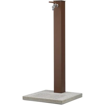 Fontana da Giardino Belfer con Rubinetto - 89x40x40 cm - Ruggine - Decorazione Giardino Fontana da Giardino Belfer con Rubinetto - 89x40x40 cm - Ruggine - Decorazione Giardino