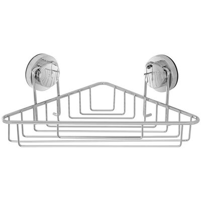 FERIDRAS Estante de ducha angular cromada 1 repisa - Estante para baño FERIDRAS Estante de ducha angular cromada 1 repisa - Estante para baño