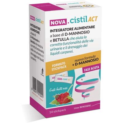 Nova Argentia Cistil Act 14 Stick - Integratore vie urinarie Nova Argentia Cistil Act 14 Stick - Integratore vie urinarie