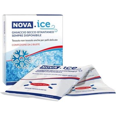Nova Argentia Sacchetto di Ghiaccio - Terapia del Freddo Istantaneo, Involucro Riutilizzabile, Aiuto a Piccole Lesioni Nova Argentia Sacchetto di Ghiaccio - Terapia del Freddo Istantaneo, Involucro Riutilizzabile, Aiuto a Piccole Lesioni